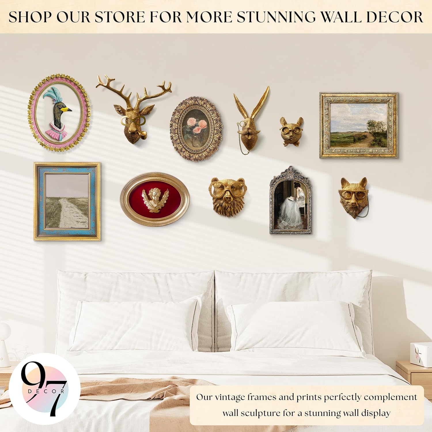 Vintage Goose Wall Art for Home