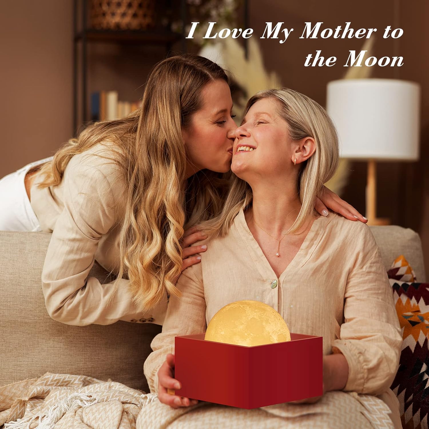 Mydethun 3D LED Moon Lamp with Stand